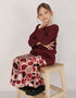 KIDS BAJU KURUNG KEDAH SAMARA (RED WINE)